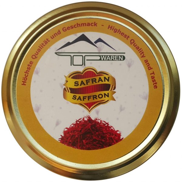 Topwaren Safran 10gr - Premium Super Negin Safran Fäden, 100% Reiner roter Safran, Klasse 1 - ISO 3632